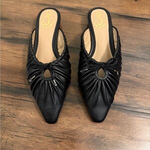 Sam Edelman Black Quilted Flats